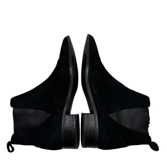 & Other Stories Black Suede Chelsea Bootie Size 39 US 9 - Picture 7 of 11